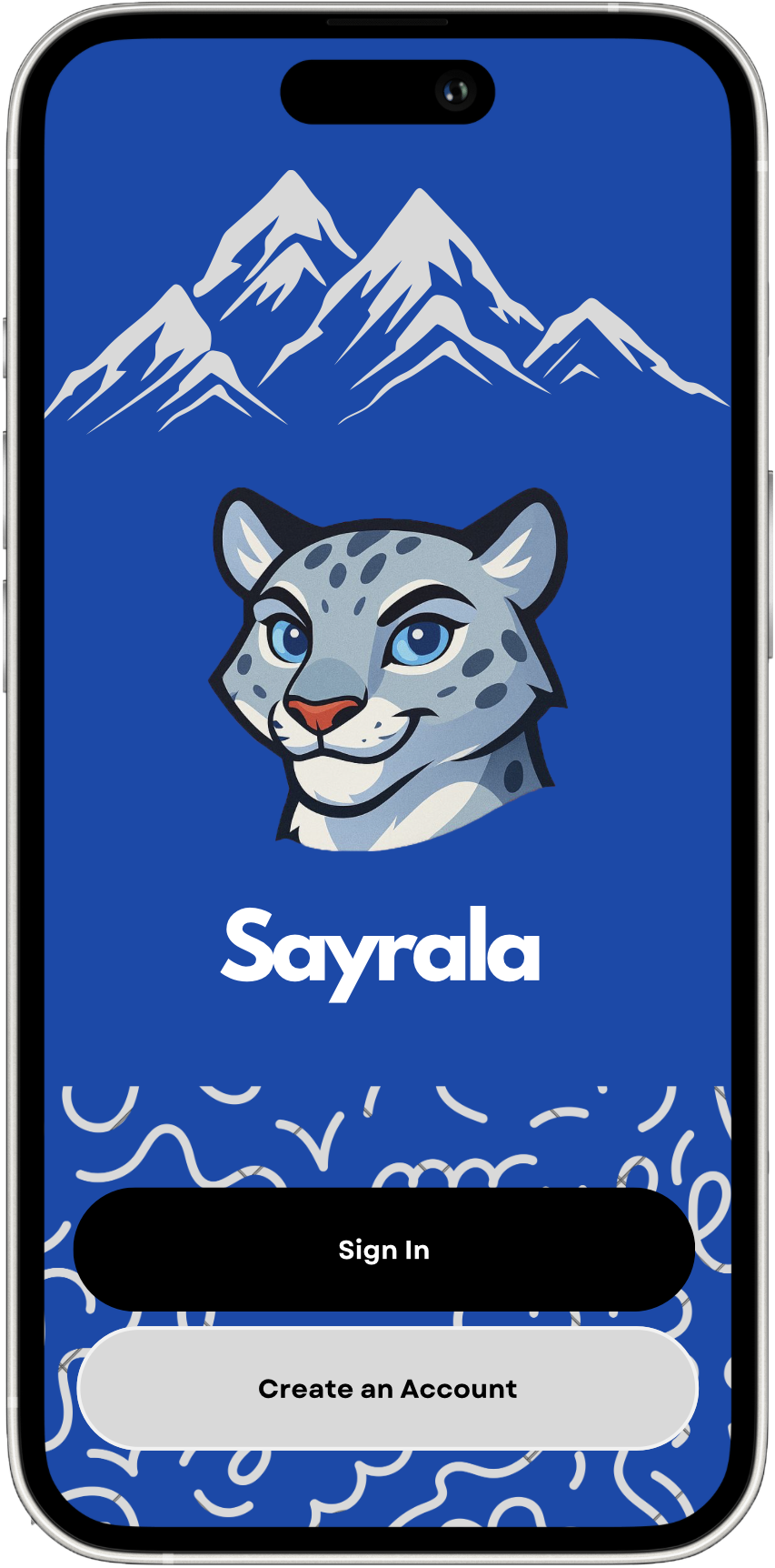 Phone with App Screenshot